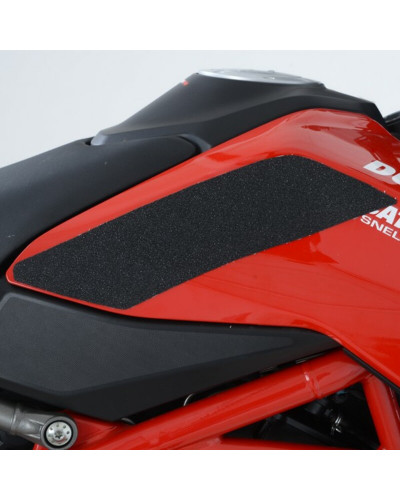 Stickers Réservoir Moto R&G RACING Kit grip de réservoir R&G RACING 2 pièces noir Ducati Hypermotard 950