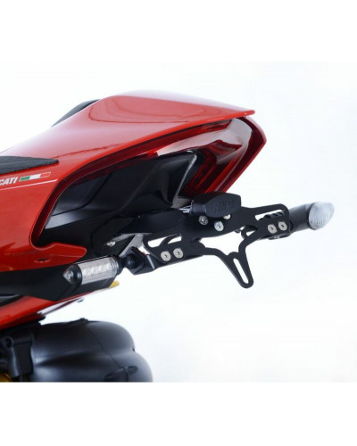 Support Plaque Immatriculation Moto R&G RACING Support de plaque R&G RACING noir Ducati Panigale V4